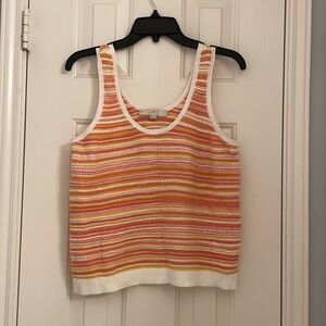 LOFT colorful knit tank